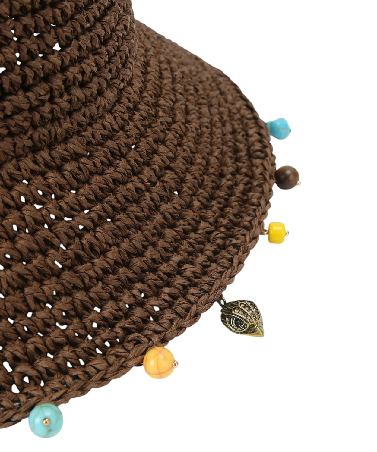 Borsa Secchiello Raffia Kurt Geiger London