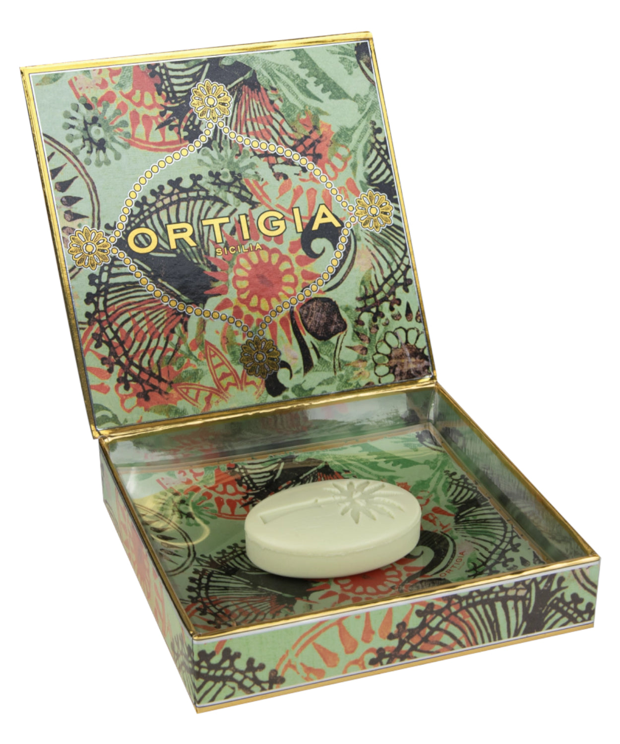 Ortigia Piattino in Vetro con Sapone Fico d’India