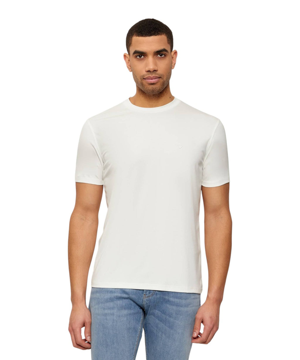 T-shirt slim fit Emporio Armani en modal avec logo brodé