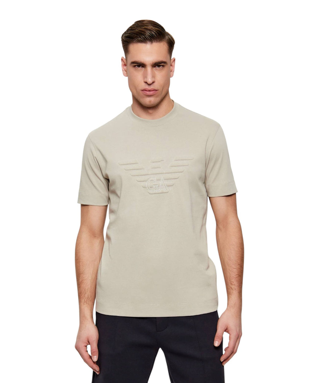 T-shirt homme Emporio Armani avec logo en relief