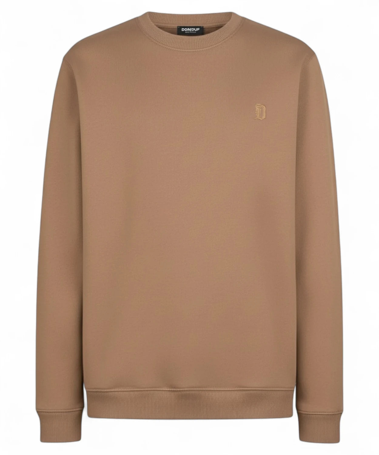 Felpa girocollo in cotone con logo ricamato Dondup-Dondup-Felpe-Vittorio Citro Boutique