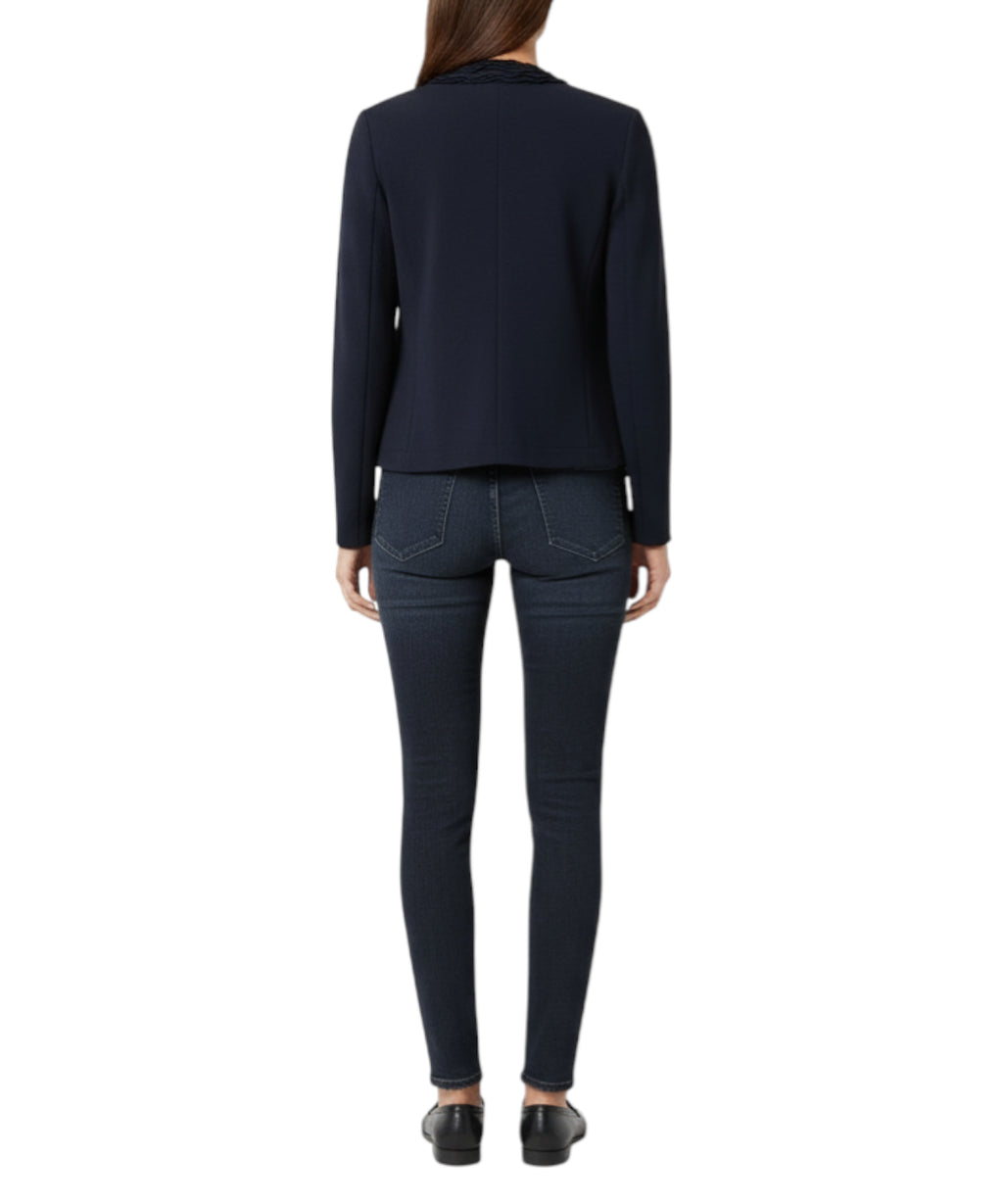Veste cintrée en twill lavé Emporio Armani