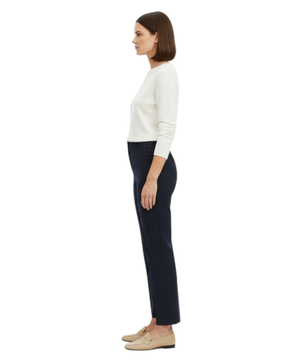 Emporio Armani Pantalon droit en twill lavé