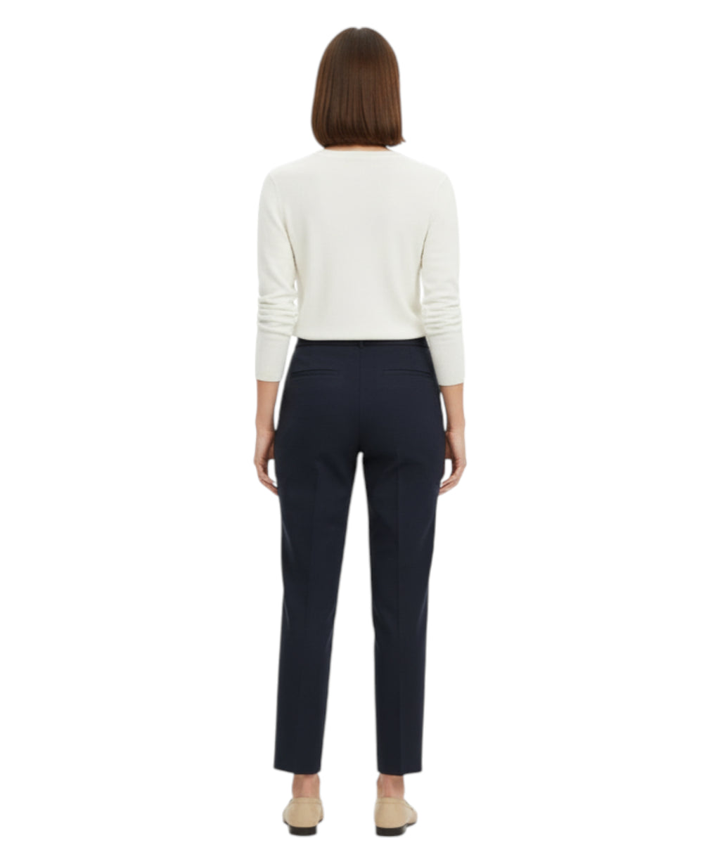 Emporio Armani Pantalon droit en twill lavé