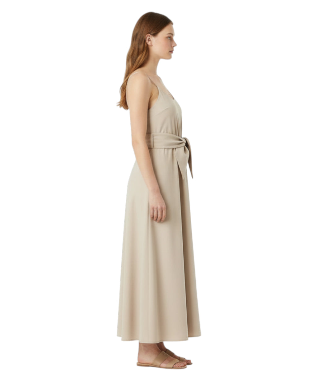 Emporio Armani Robe Longue Femme avec Nœud