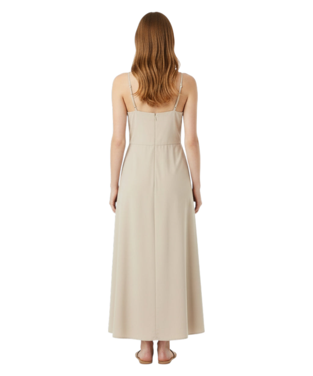 Emporio Armani Robe Longue Femme avec Nœud