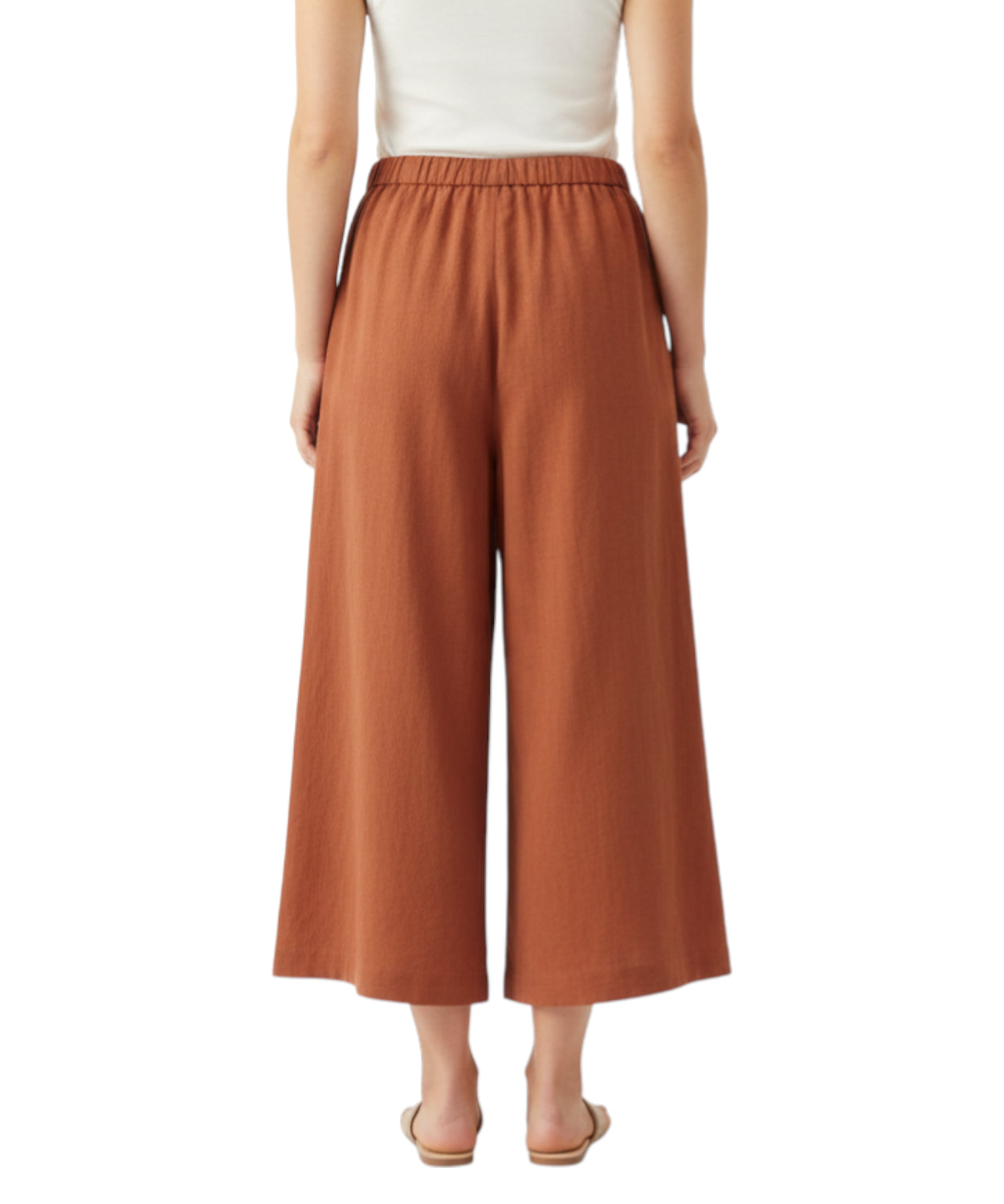 Pantaloni in lino CANNETI MM by Max Mara