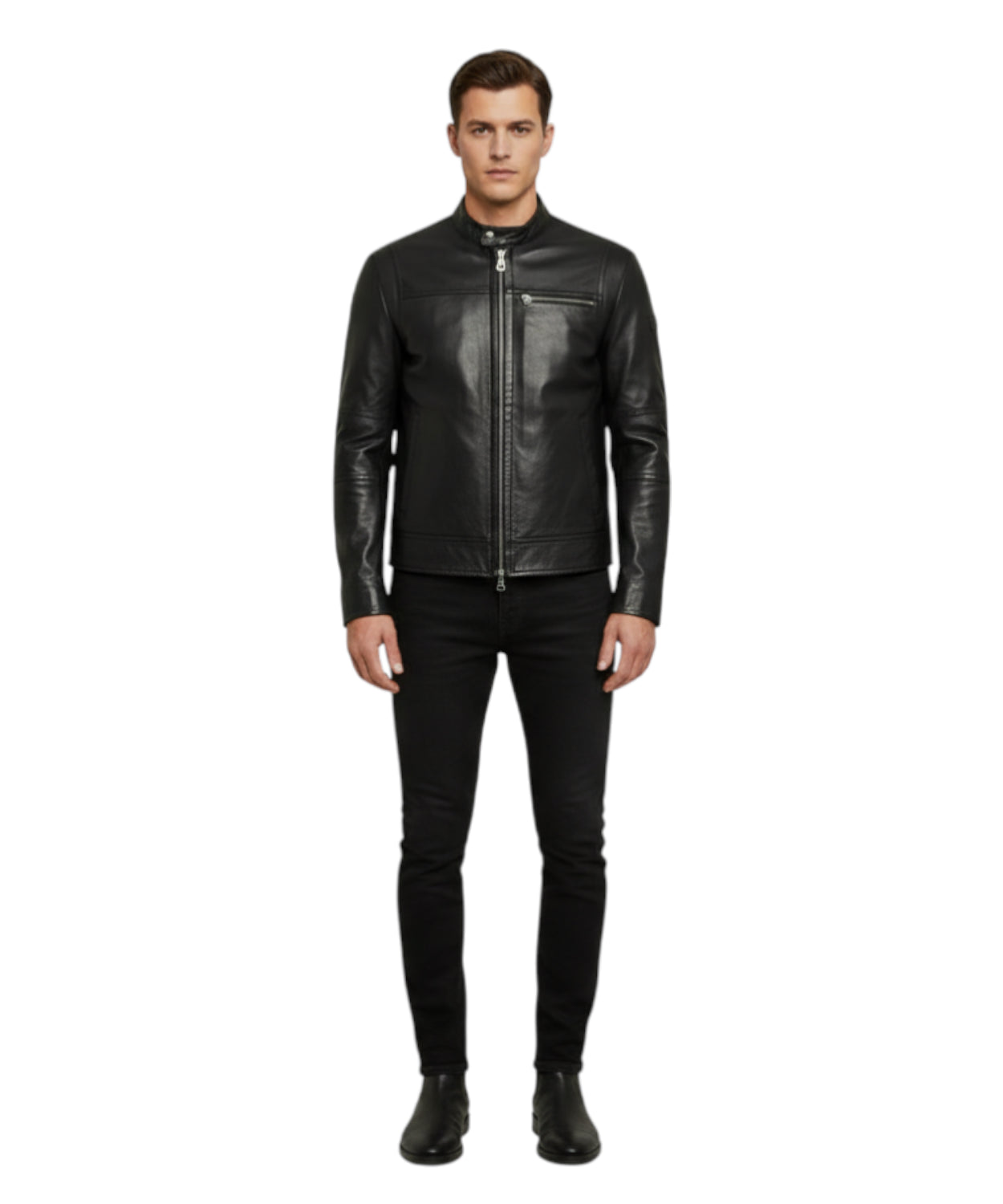 Peuterey Giubbotto in Pelle Saguaro