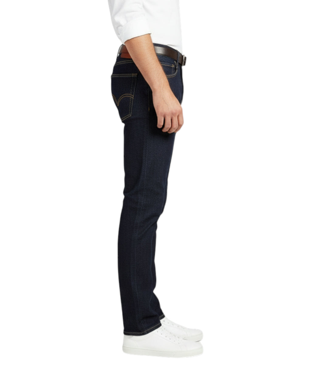 Jeans Slim Fit Manuel Ritz Homme Lavage Foncé