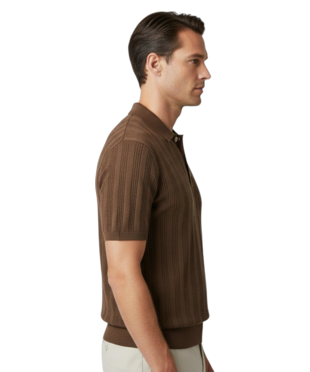 Polo en maille homme par Manuel Ritz