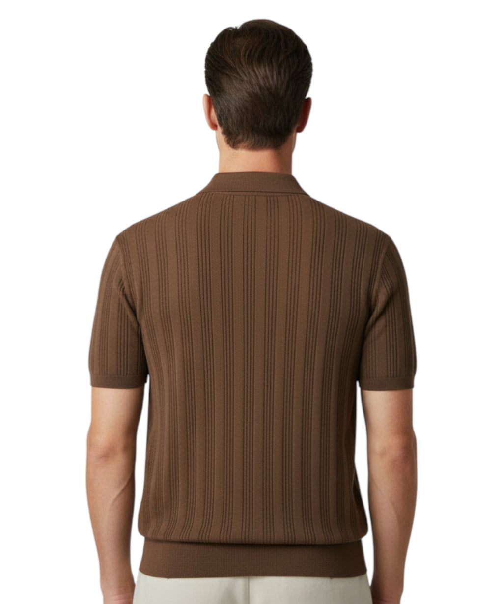 Polo en maille homme par Manuel Ritz