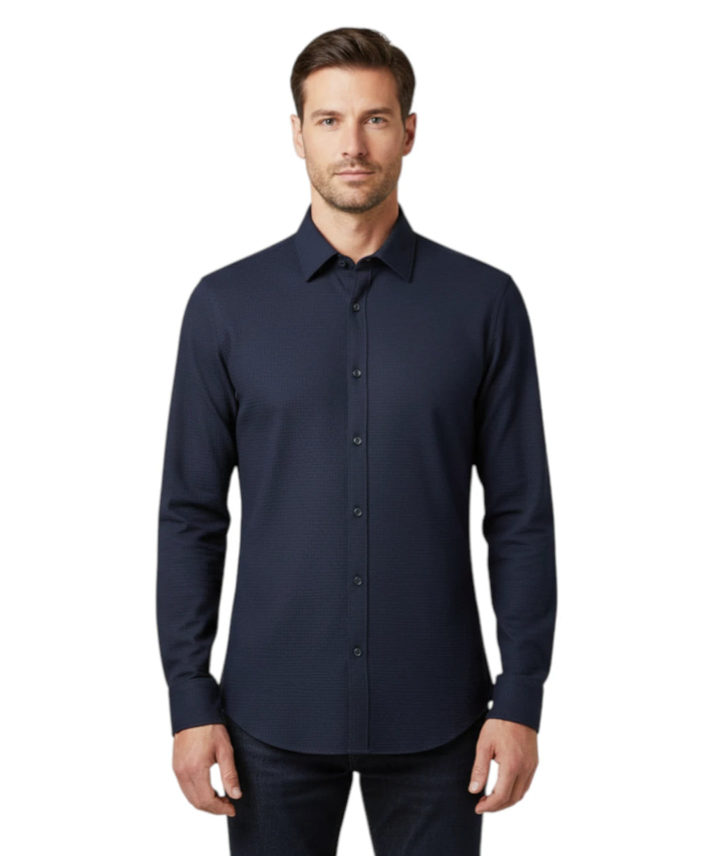 Chemise Homme Ingram en Piqué Stretch