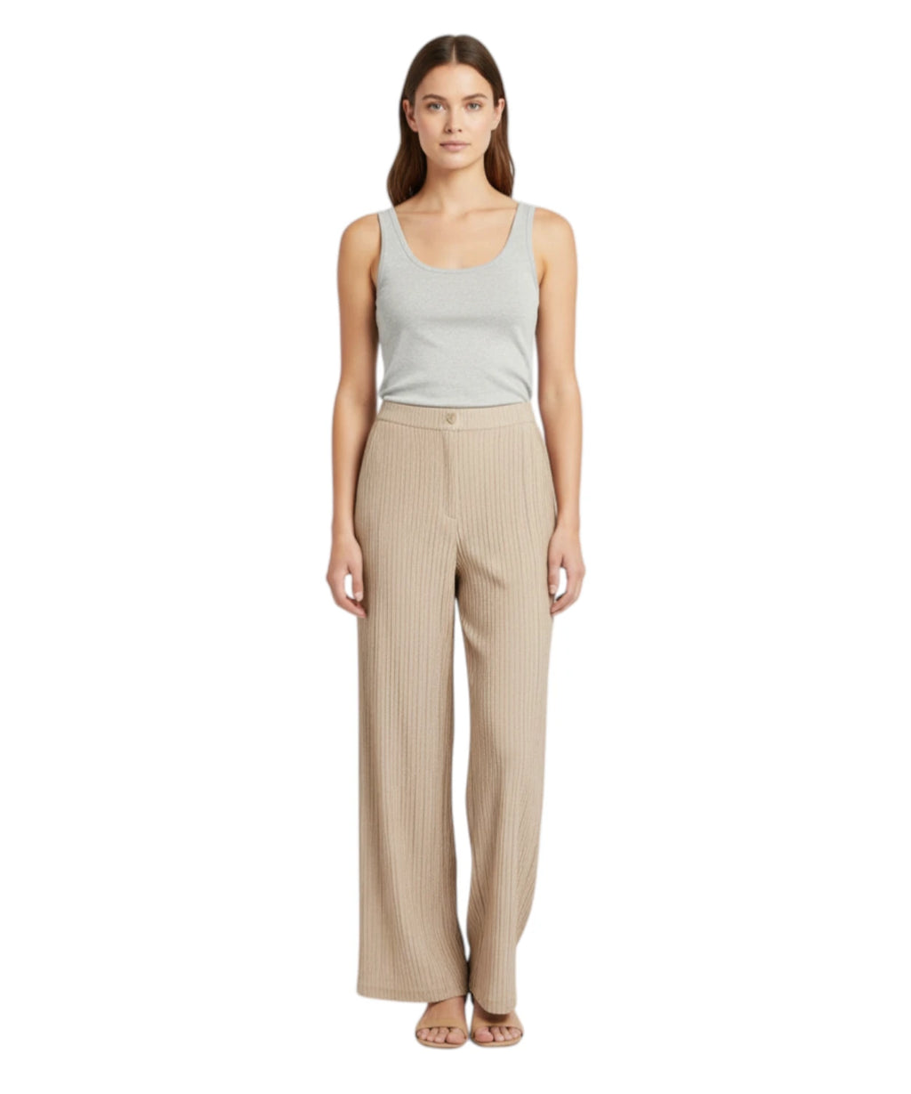 Pantalon en taffetas Lurex Emporio Armani