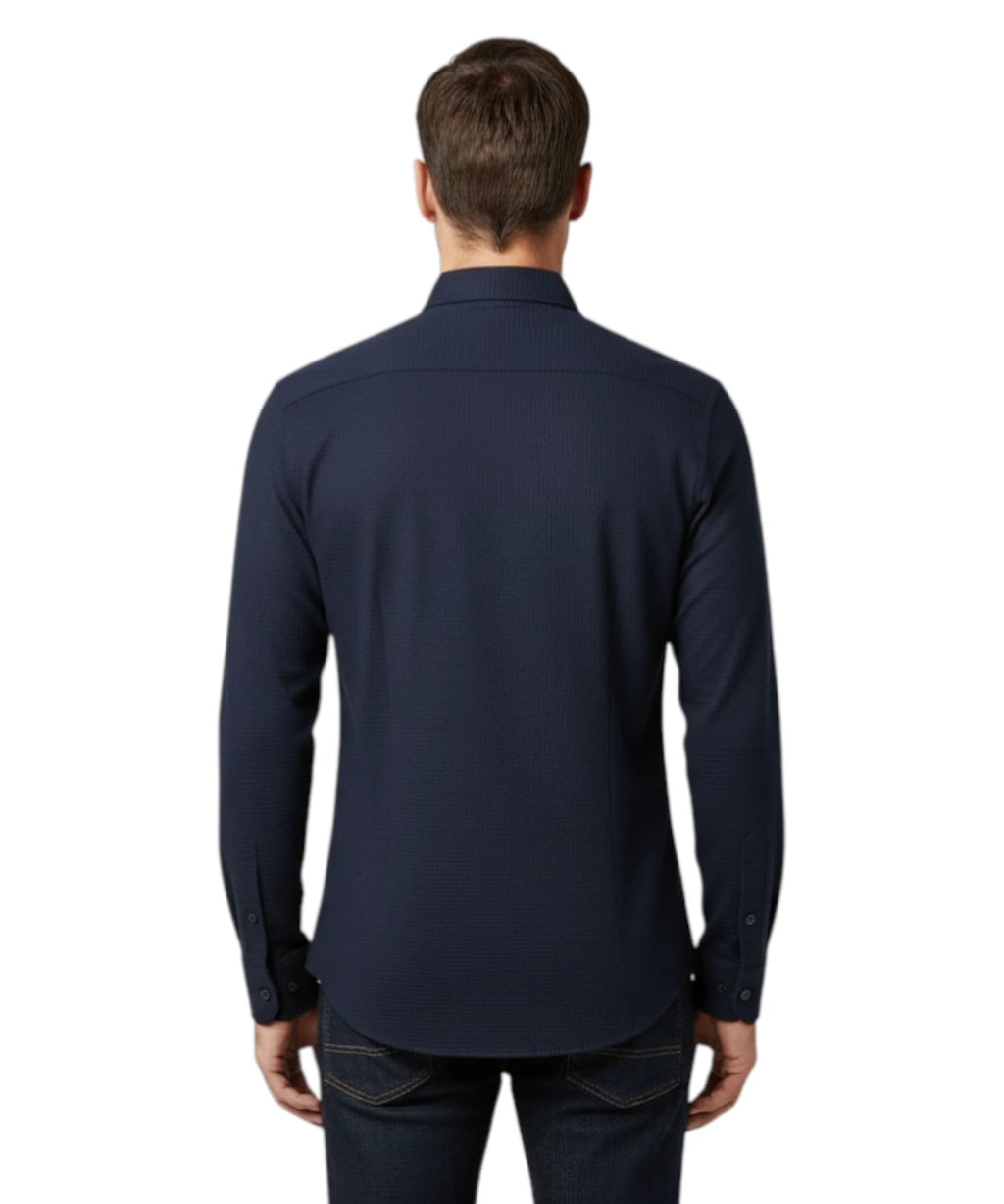 Chemise Homme Ingram en Piqué Stretch