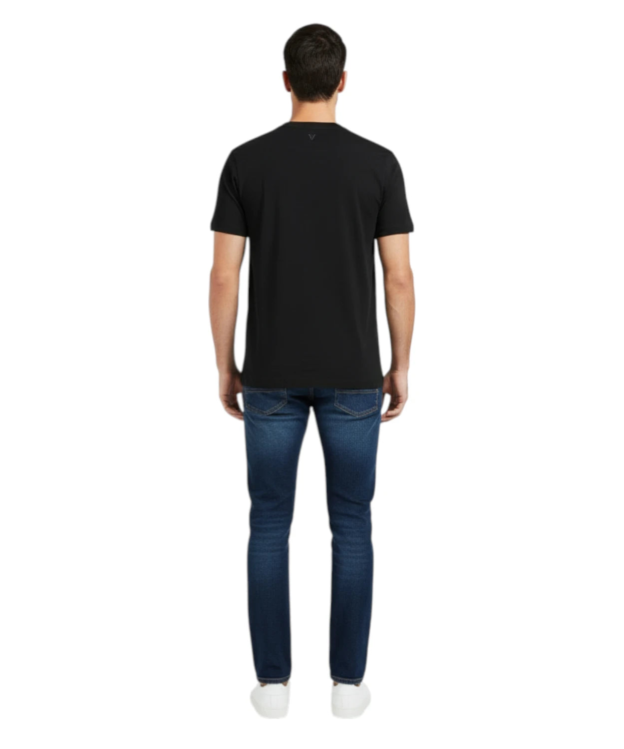 T-shirt slim fit Emporio Armani con logo ricamato