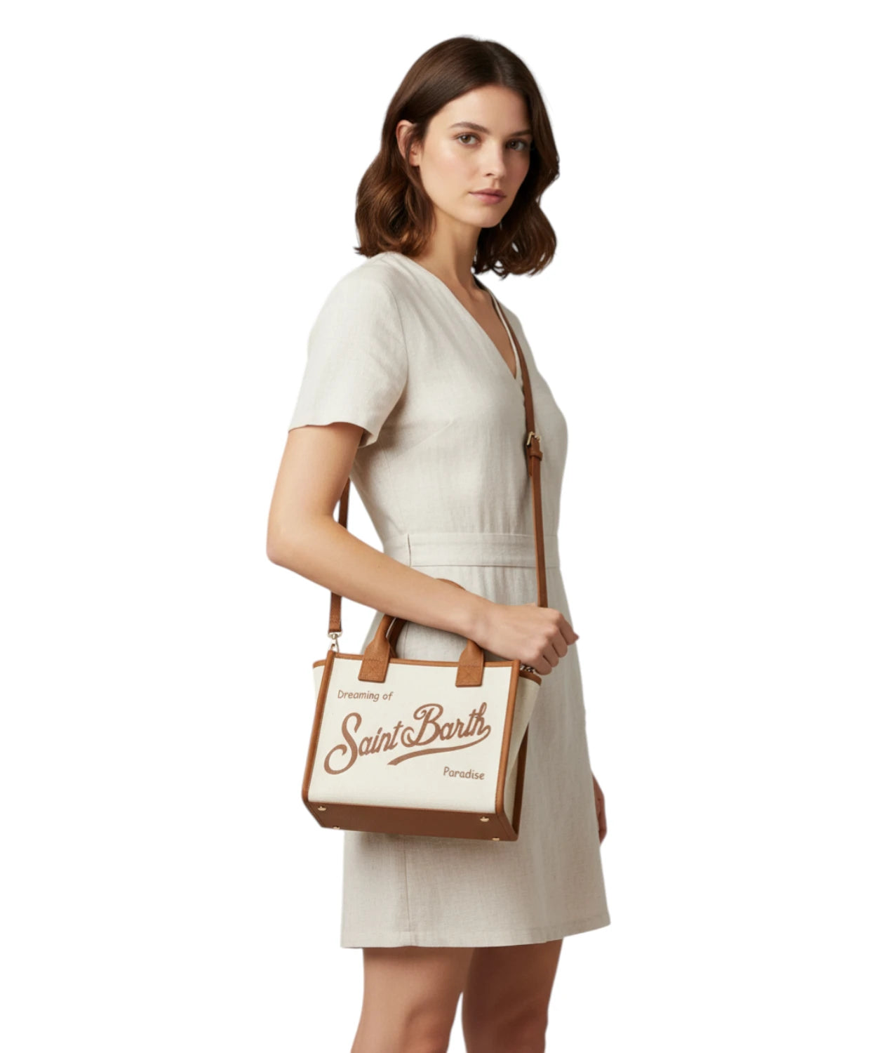 Borsa MC2 Saint Barth Vanity Midi in Canvas
