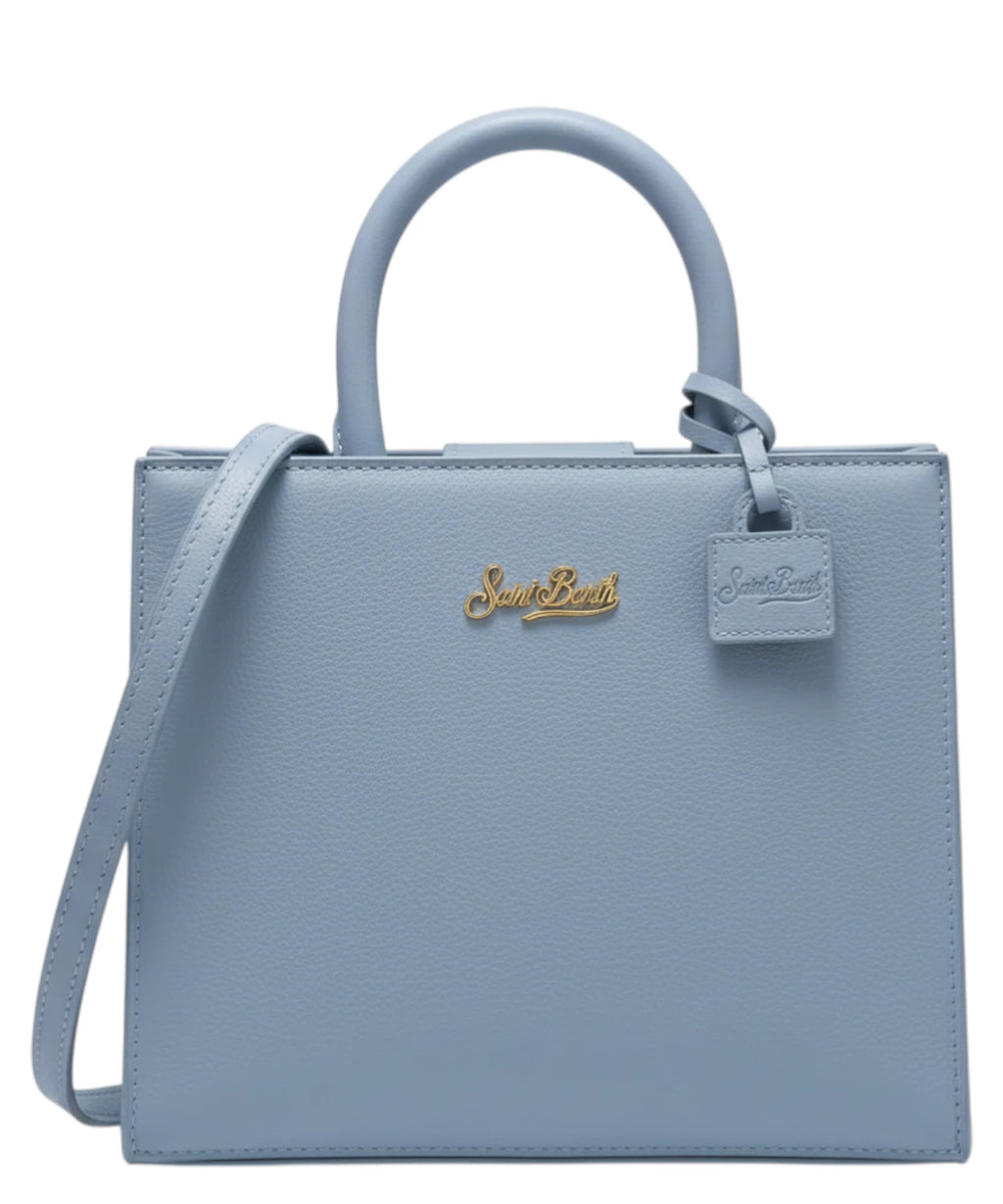 Sac en cuir MC2 Saint Barth Shop Bag Midi avec bandoulière