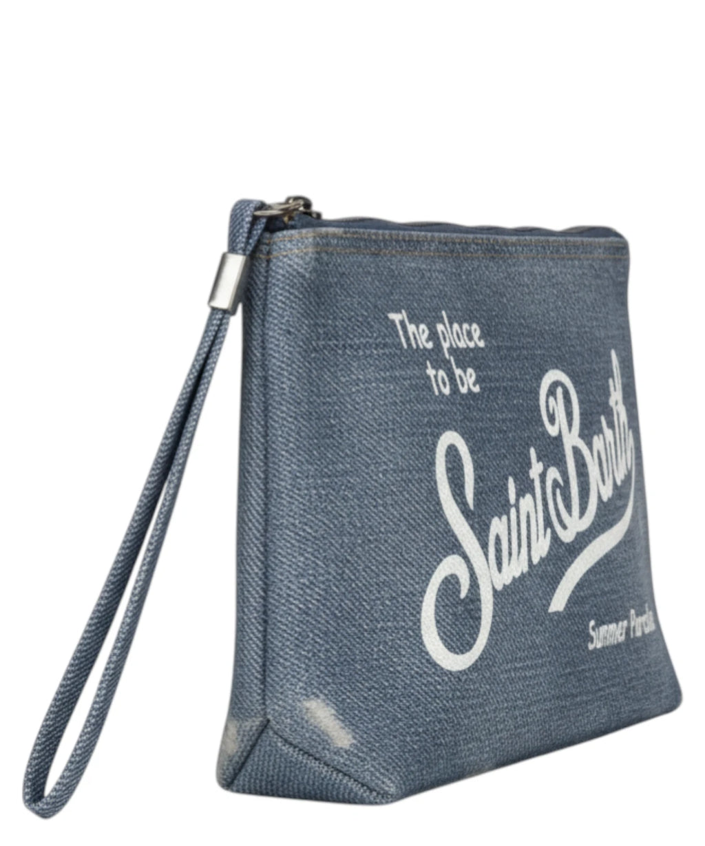 Pochette en lin MC2 Saint Barth Aline