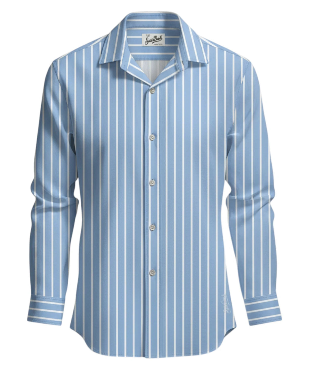 Chemise Homme MC2 Saint Barth avec Logo Brodé