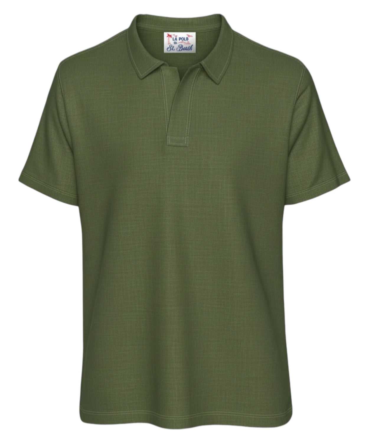 Polo Uomo MC2 Saint Barth in Lino