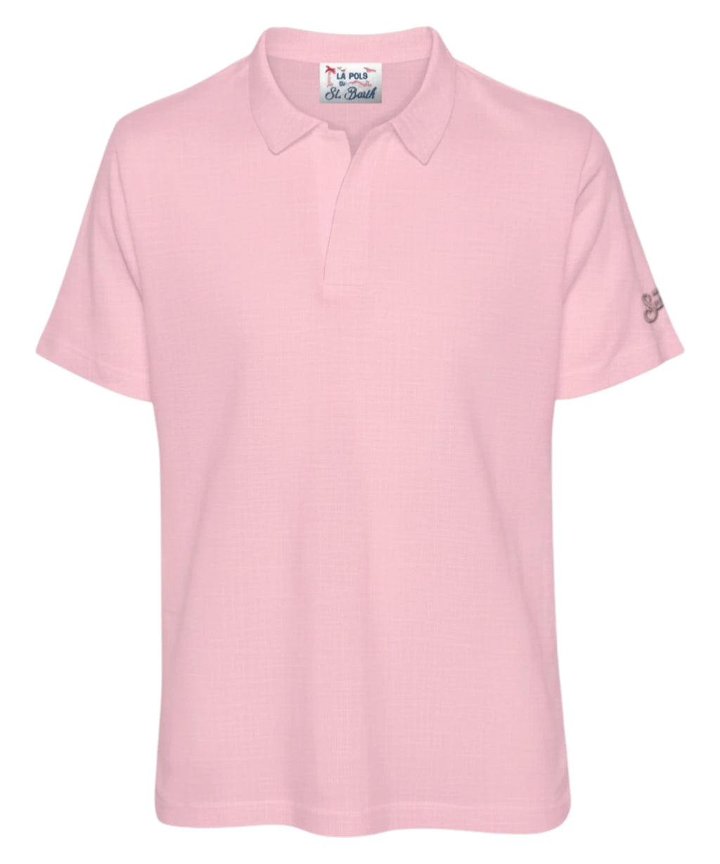 Polo Homme MC2 Saint Barth en Lin