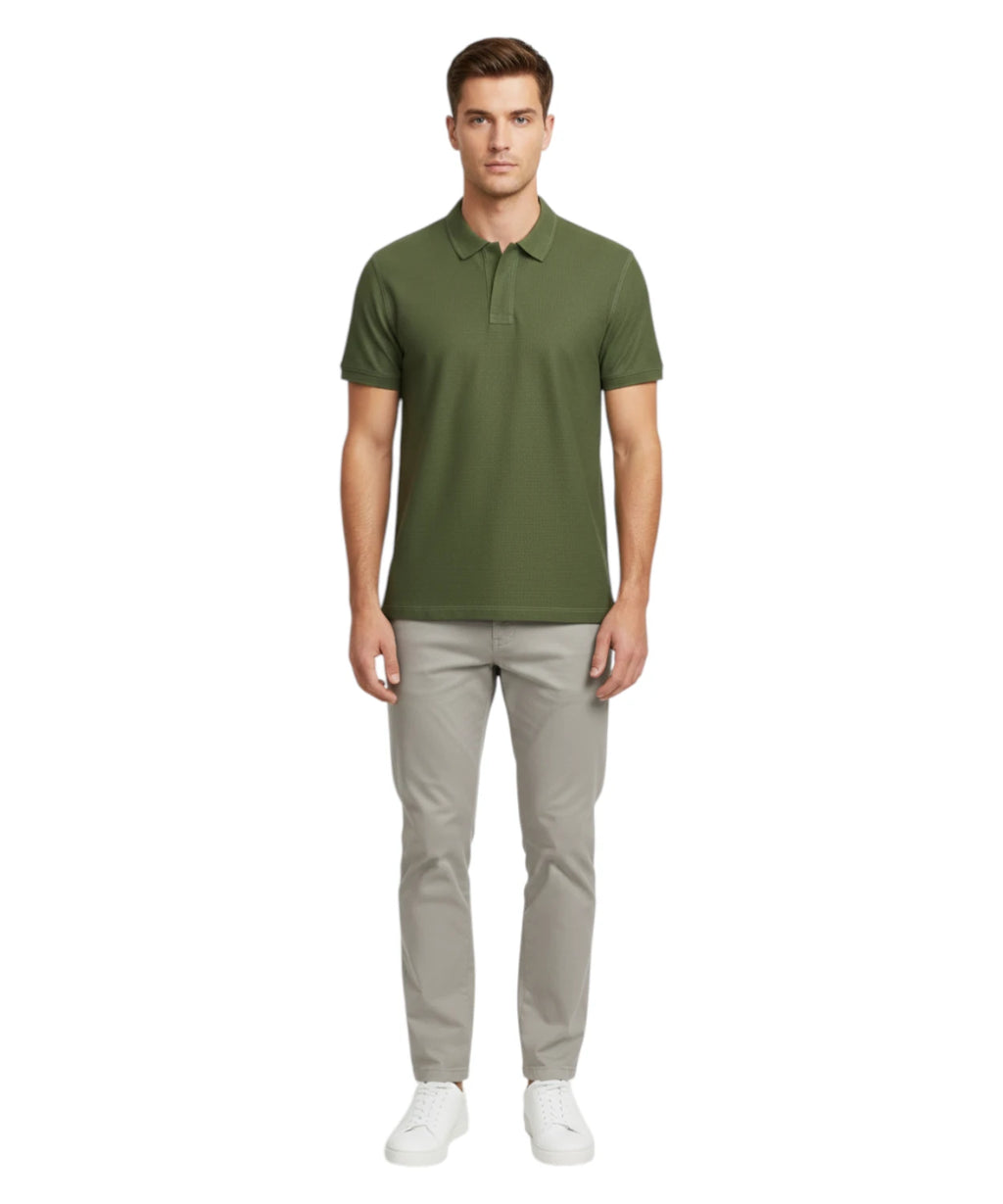 Polo Homme MC2 Saint Barth en Lin