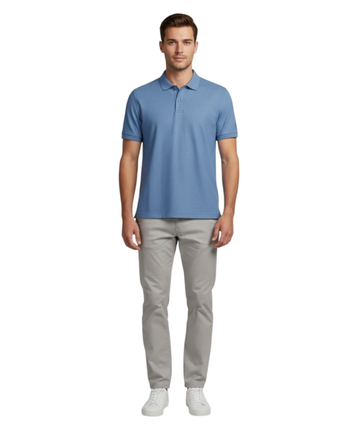 Polo Uomo in Lino MC2 Saint Barth