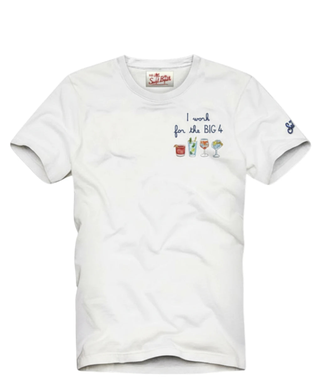 T-shirt Portofino homme avec broderie MC2 Saint Barth