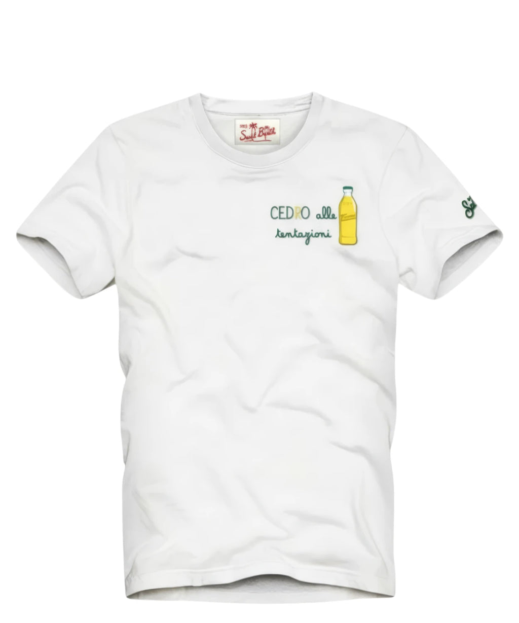 T-shirt Portofino homme avec broderie MC2 Saint Barth