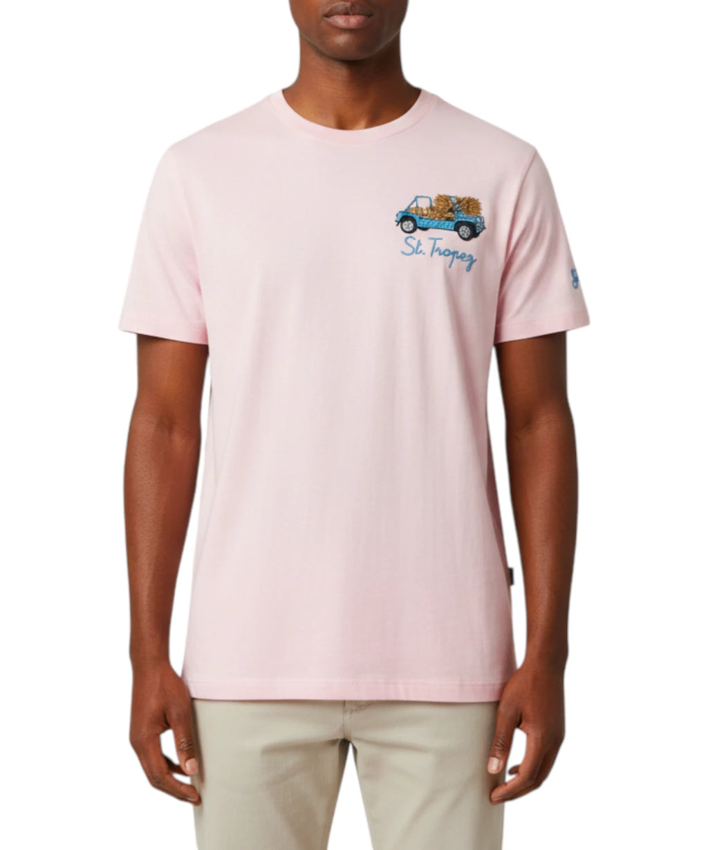 T-shirt Portofino Homme MC2 Saint Barth avec broderie
