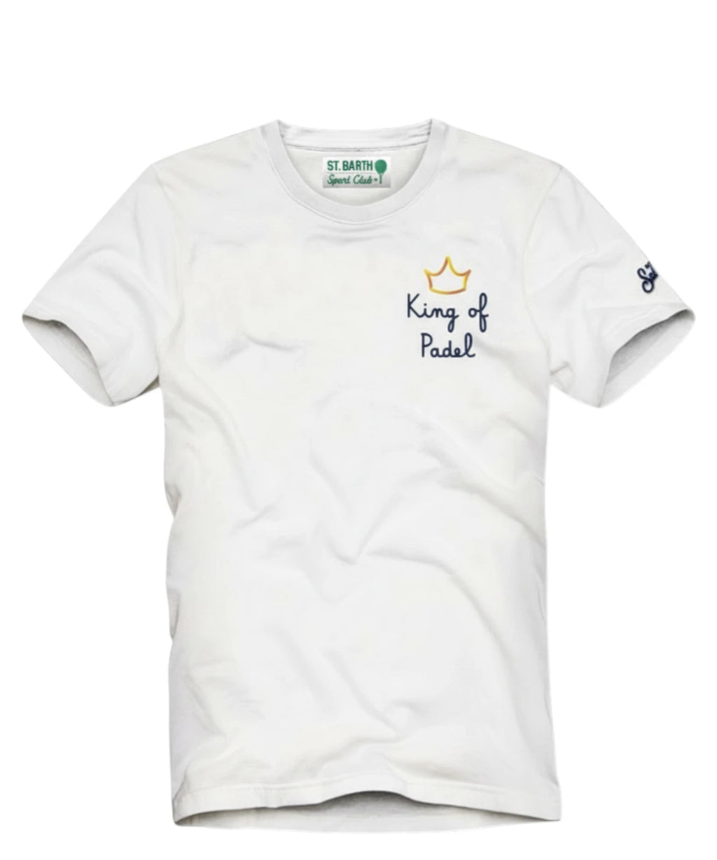 T-shirt Portofino Homme MC2 Saint Barth avec Broderie