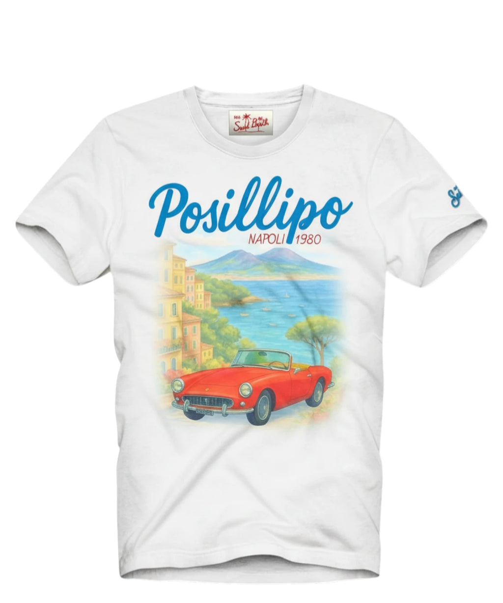T-shirt Homme MC2 Saint Barth Denver avec Broderie