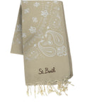 Telo Mare MC2 Saint Barth Bandana con Frange e Logo