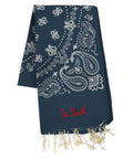 Telo Mare Bandana MC2 Saint Barth con Frange e Logo