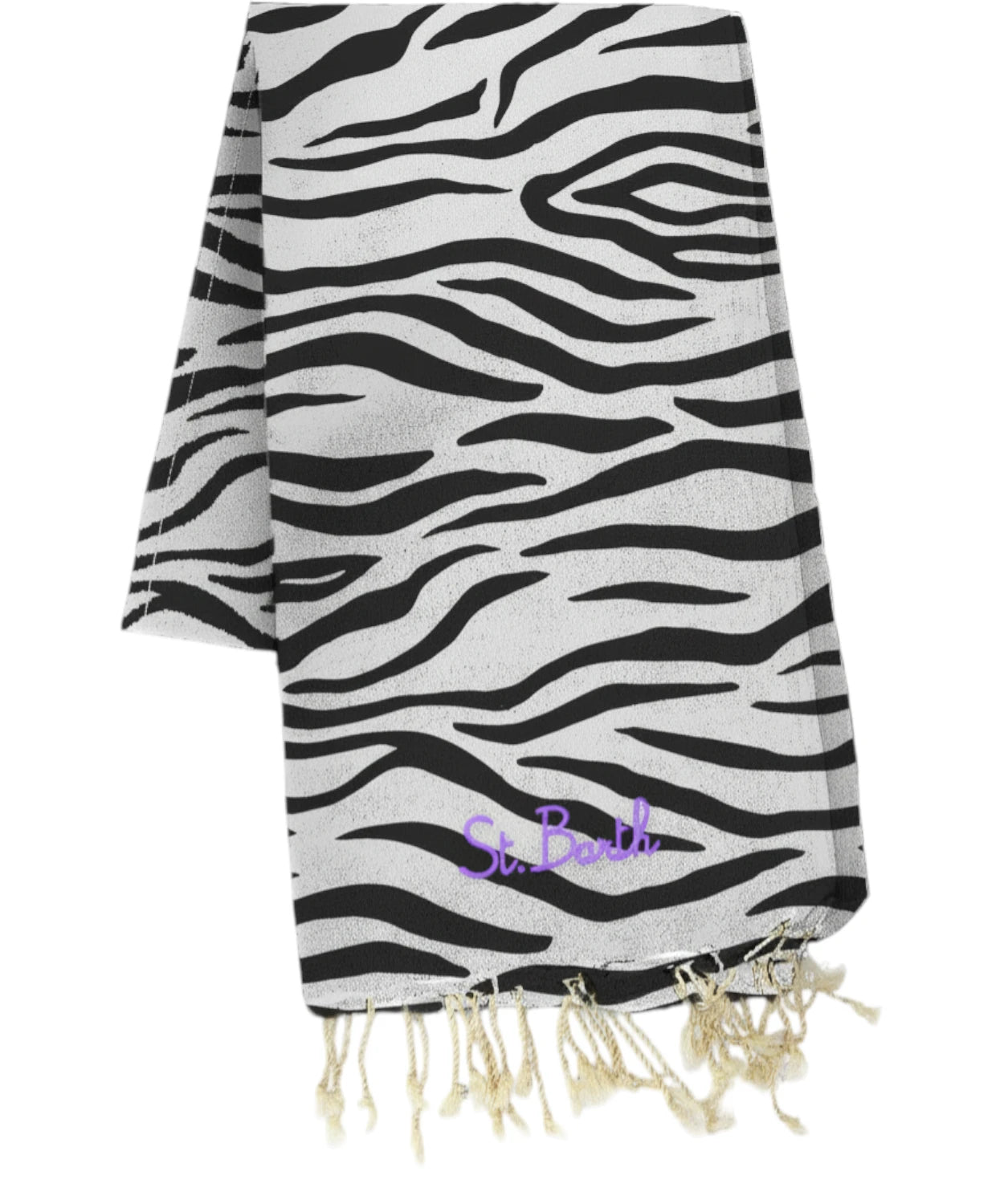 Telo Mare MC2 Saint Barth Animalier con frange e logo