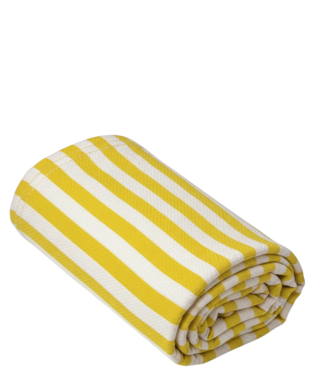 Serviette de plage MC2 Saint Barth avec franges et logo
