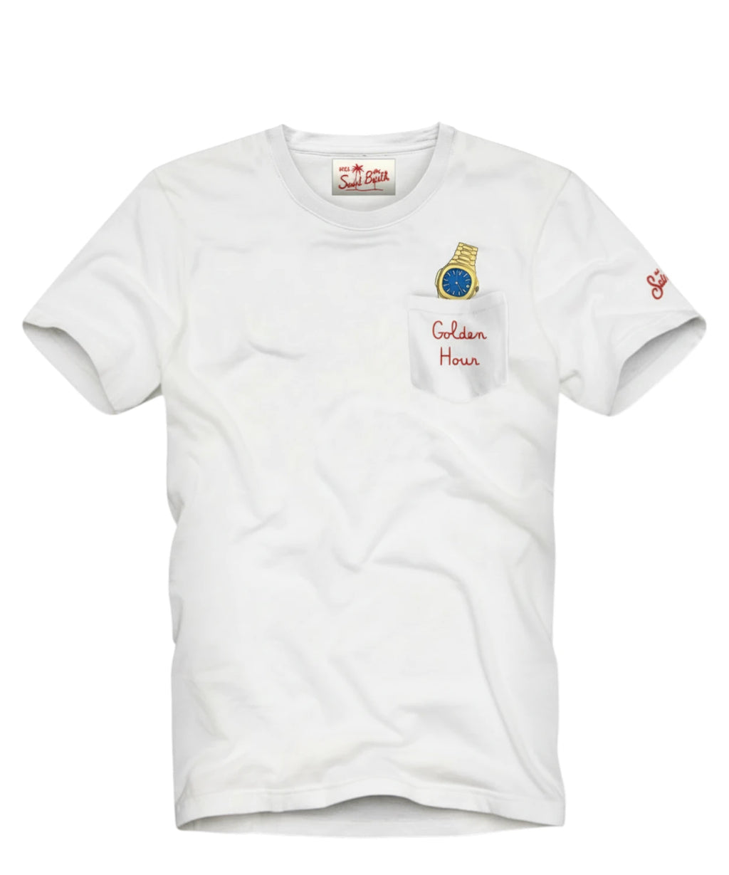 T-shirt homme MC2 Saint Barth Austin avec broderie