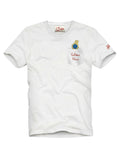 T-Shirt Uomo MC2 Saint Barth Austin con Ricamo