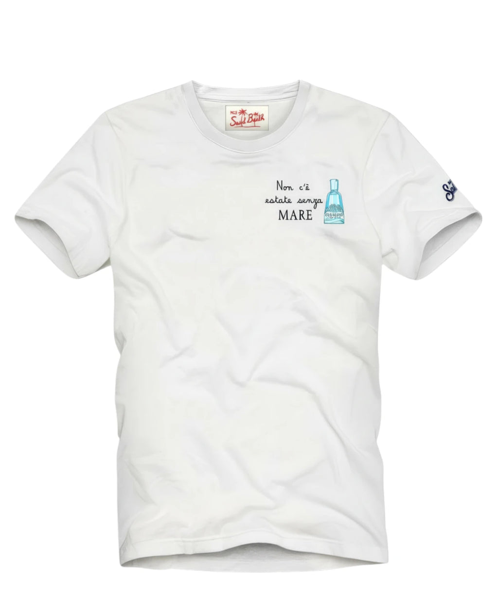 T-shirt homme Portofino MC2 Saint Barth avec broderie Gin