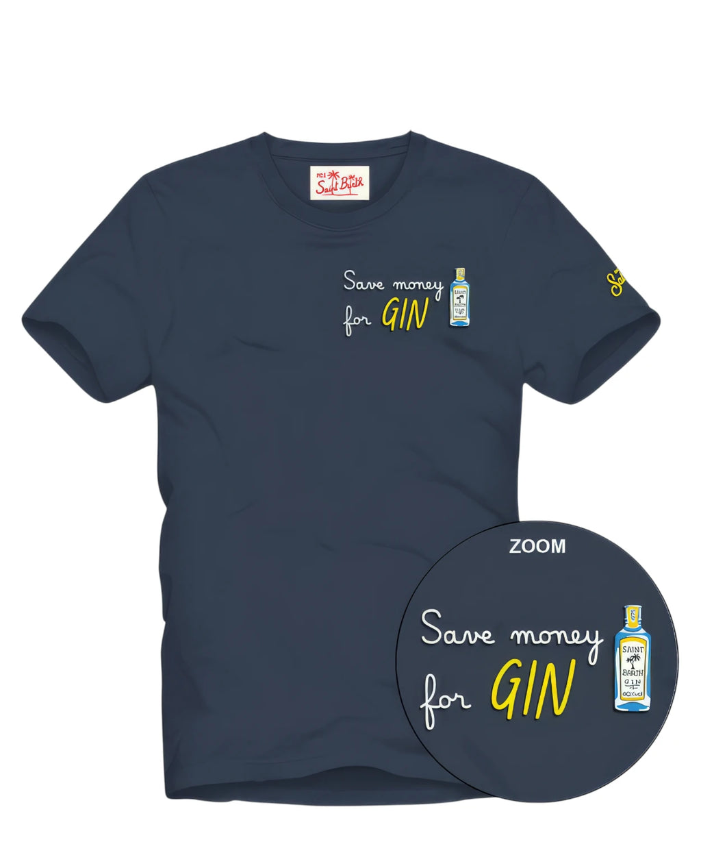 T-shirt Homme Portofino avec Broderie MC2 Saint Barth