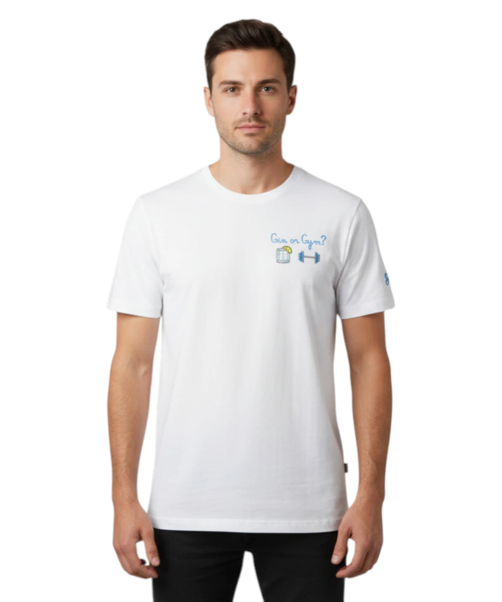 T-shirt homme Portofino MC2 Saint Barth avec broderie Gin Gym