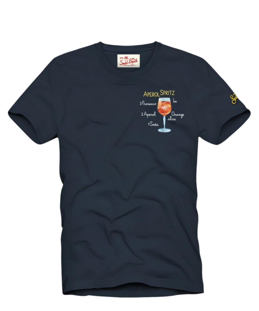 T-shirt homme Portofino avec broderie Aperol