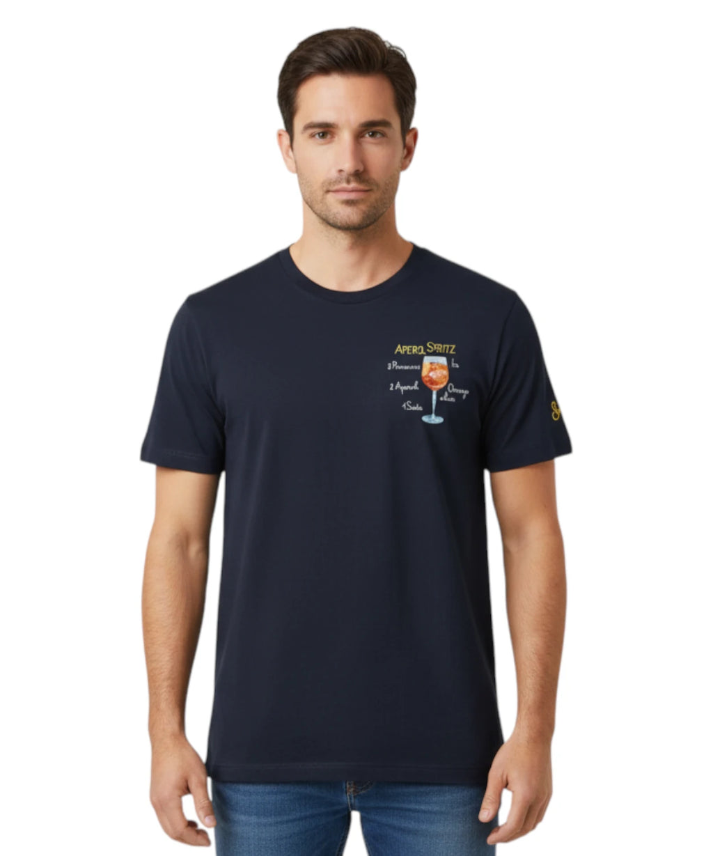T-shirt homme Portofino avec broderie Aperol