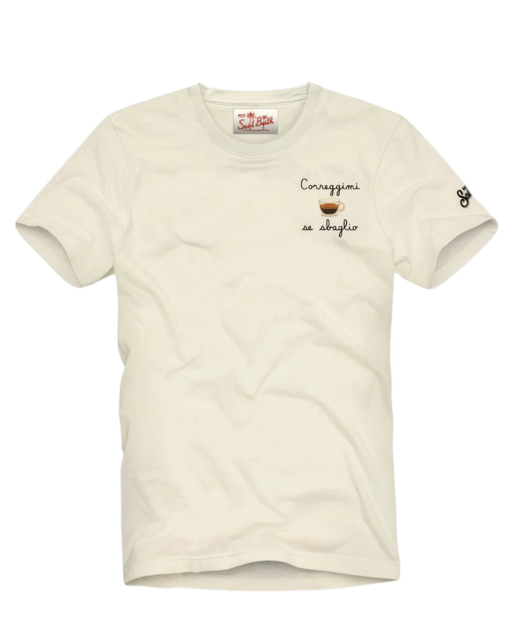 T-shirt homme Portofino avec broderie MC2 Saint Barth