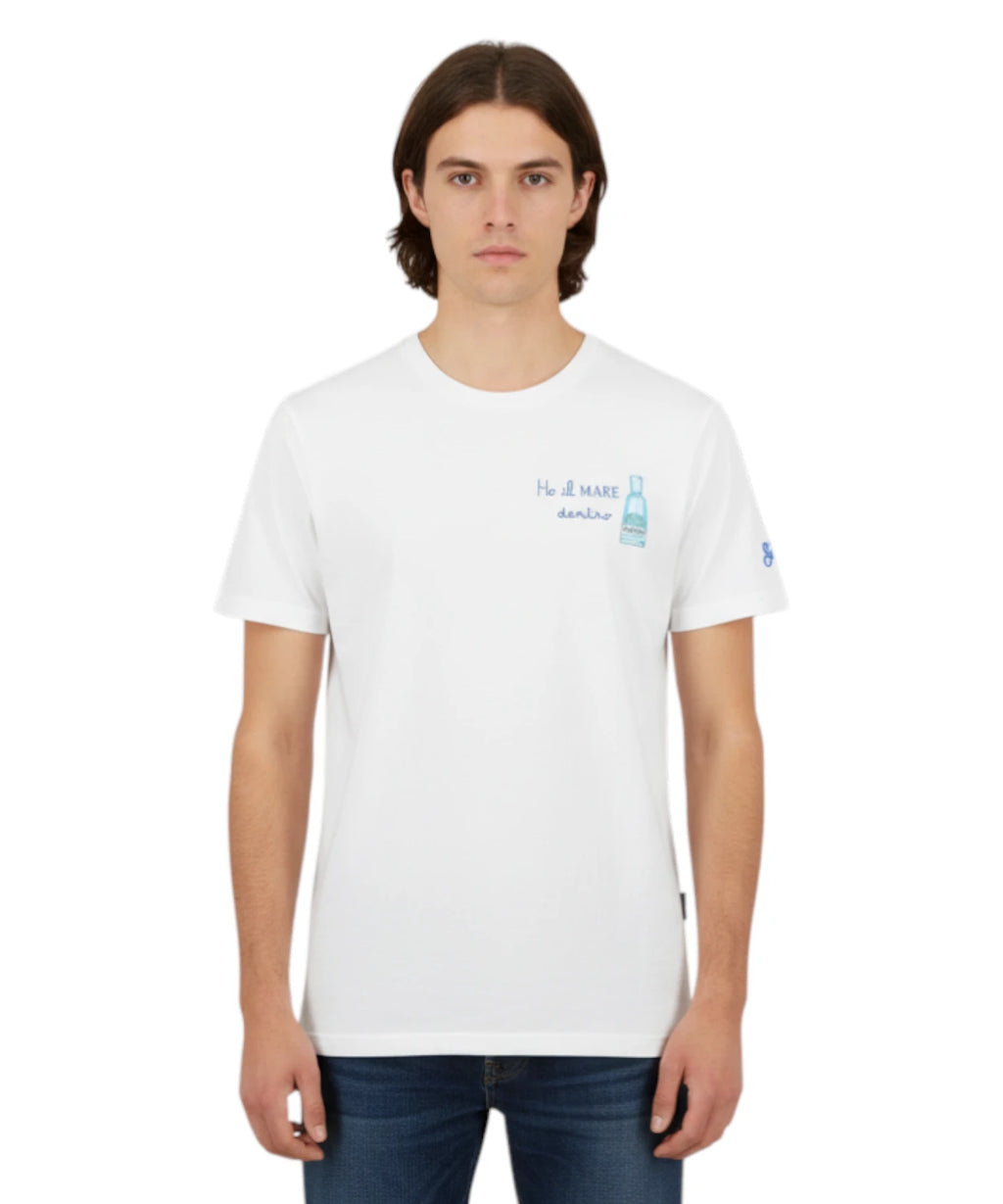 T-shirt Homme Portofino avec Broderie MC2 Saint Barth