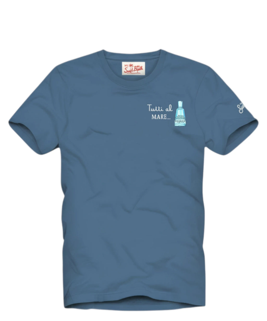T-shirt Homme Portofino avec Broderie MC2 Saint Barth
