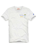 T-shirt homme Portofino avec broderie Gin Tonic MC2 Saint Barth