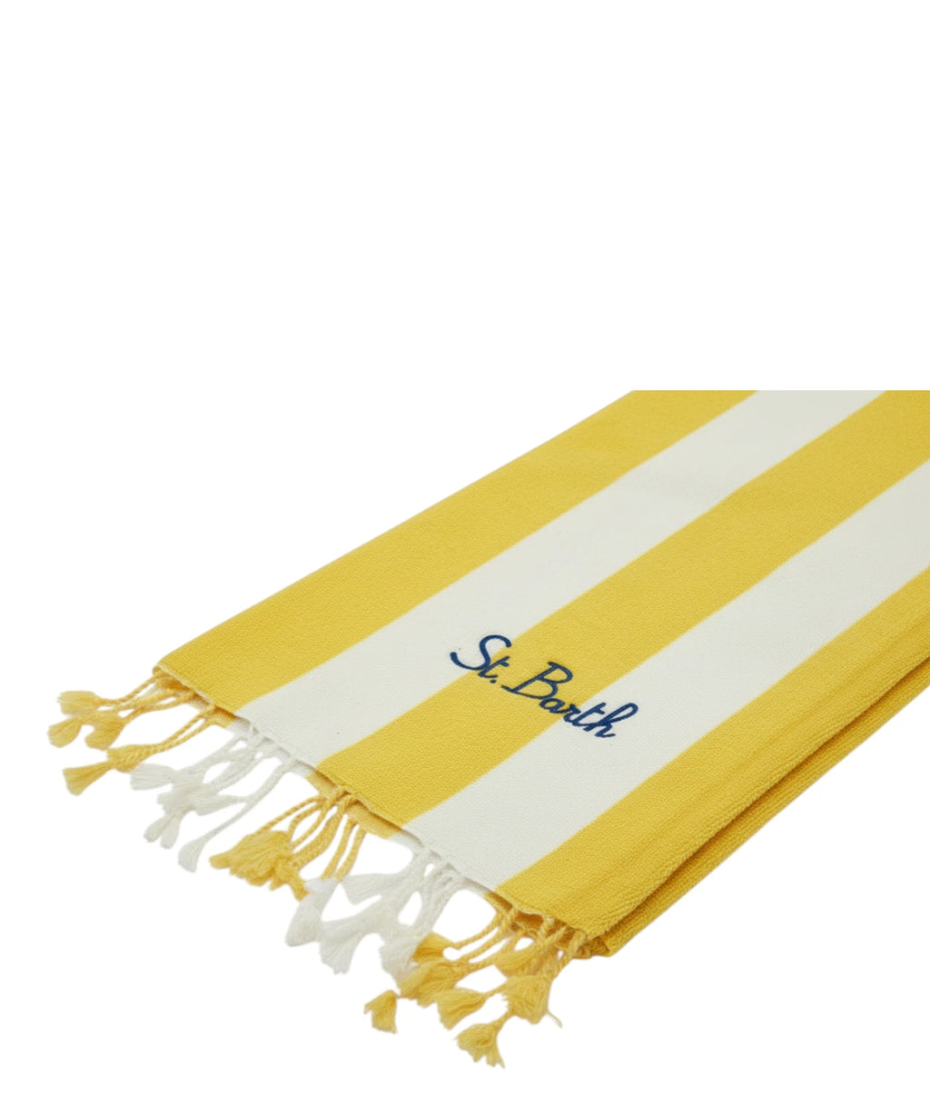 Serviette de plage MC2 Saint Barth en éponge avec logo