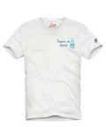 T-shirt homme Portofino avec broderie Sapore di Mare MC2 Saint Barth