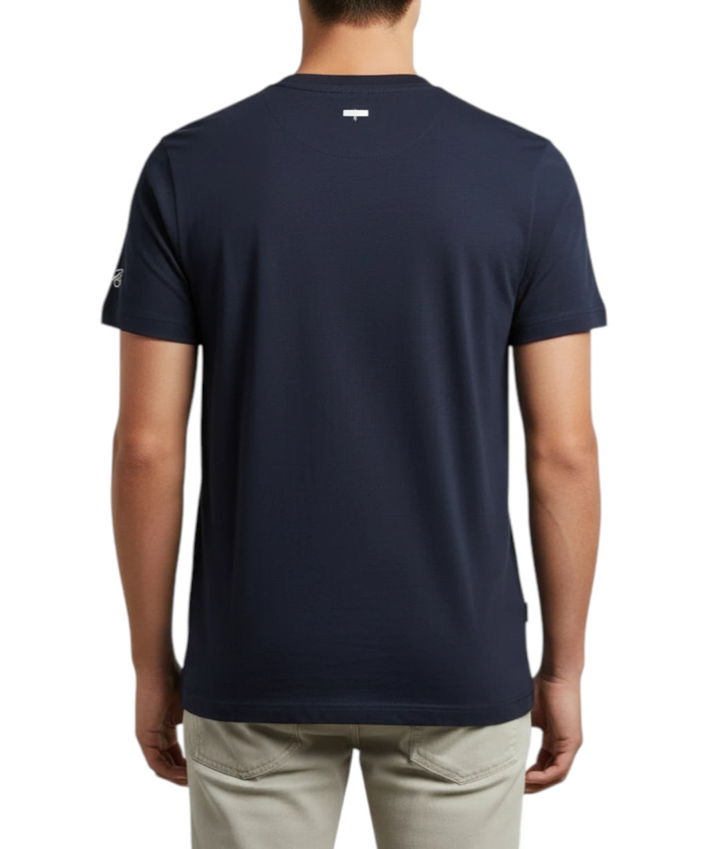 T-shirt Homme Portofino MC2 Saint Barth avec Broderie